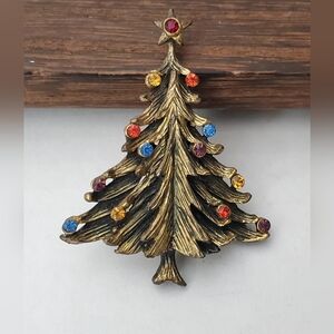 Vintage Torino Christmas Tree Pin